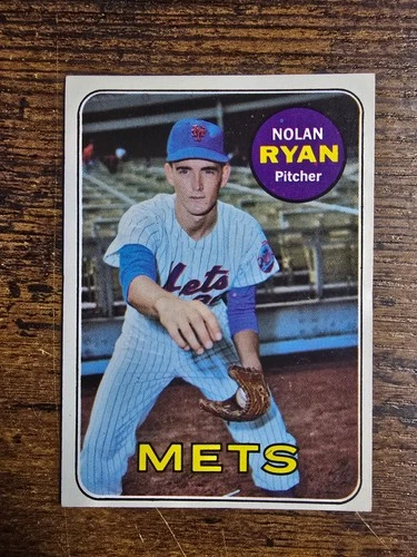1969 TOPPS NOLAN RYAN BASEBALL CARD #553 NICE CARD!