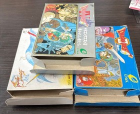Famicom software 4-piece set Dragon Quest 1.2.4 Final Fantasy III