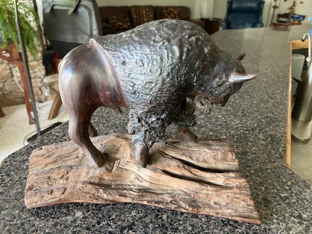  buffalo carving