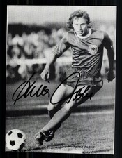 Heinz Flohe Autogrammkarte DFB Weltmeister 1974 Original Signiert+G 50647