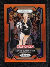 2024 Panini Prizm Monopoly WNBA Orange Prizm 75/124 Sophie Cunningham #37 i6e