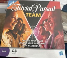 New! Trivial Pursuit Team Edition Game By Hasbro 2009 Adult 2 Teams Made in USA