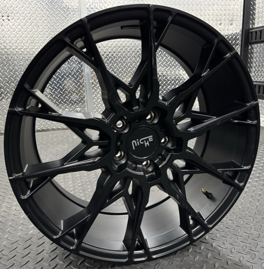Niche M183 19x8.5 Staccato Matte Black Wheel Rim Single 5x112 42