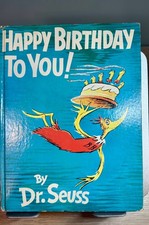 Dr Seuss Happy Birthday To You 1959 1st Ed Early Print Error HC RARE