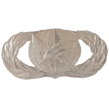 U.S. Air Force Badge Pin: Publics Affairs 1-5/8"W x 3/4"H, No-Shine Insignia