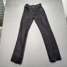 VTG Levis 501 Jeans Mens Gray Made In USA Button Fly Straight 90s Fits 24x32