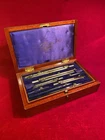 WW2 British Army Military Technical Drawing Set Mapping Plans Compasses Dividers