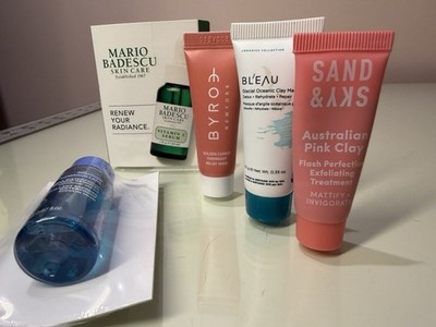 6pc LOT Mario Badescu Vitamin C BLEAU MASK Sand & Sky Exfoliator BYROE Sephora 