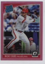 2018 Panini Donruss Optic Rated Rookie Variation Pink Prizm Nick Williams 07rd
