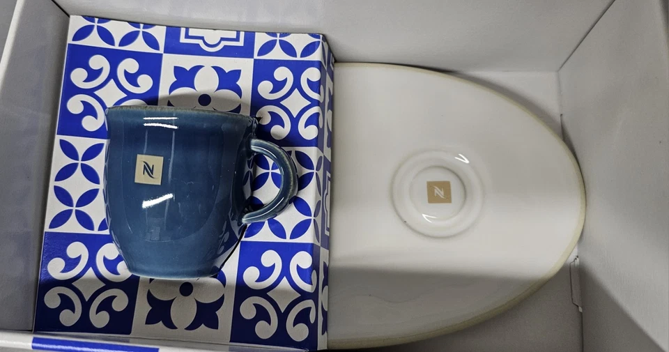 Nespresso View Espresso Tassen Set (2 Tassen 2 Untertassen). Neu OVP - Bild 2 von 4