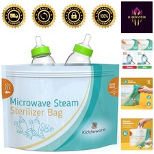 Effortless 10-Pack Microwave Baby Bottle Sterilizer Bags for On-the-Go Parents