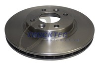 Trucktec Automotive 2X Bremsscheibe Vorne Ø258 Mm BelüFtet FüR Dacia Sandero Ii