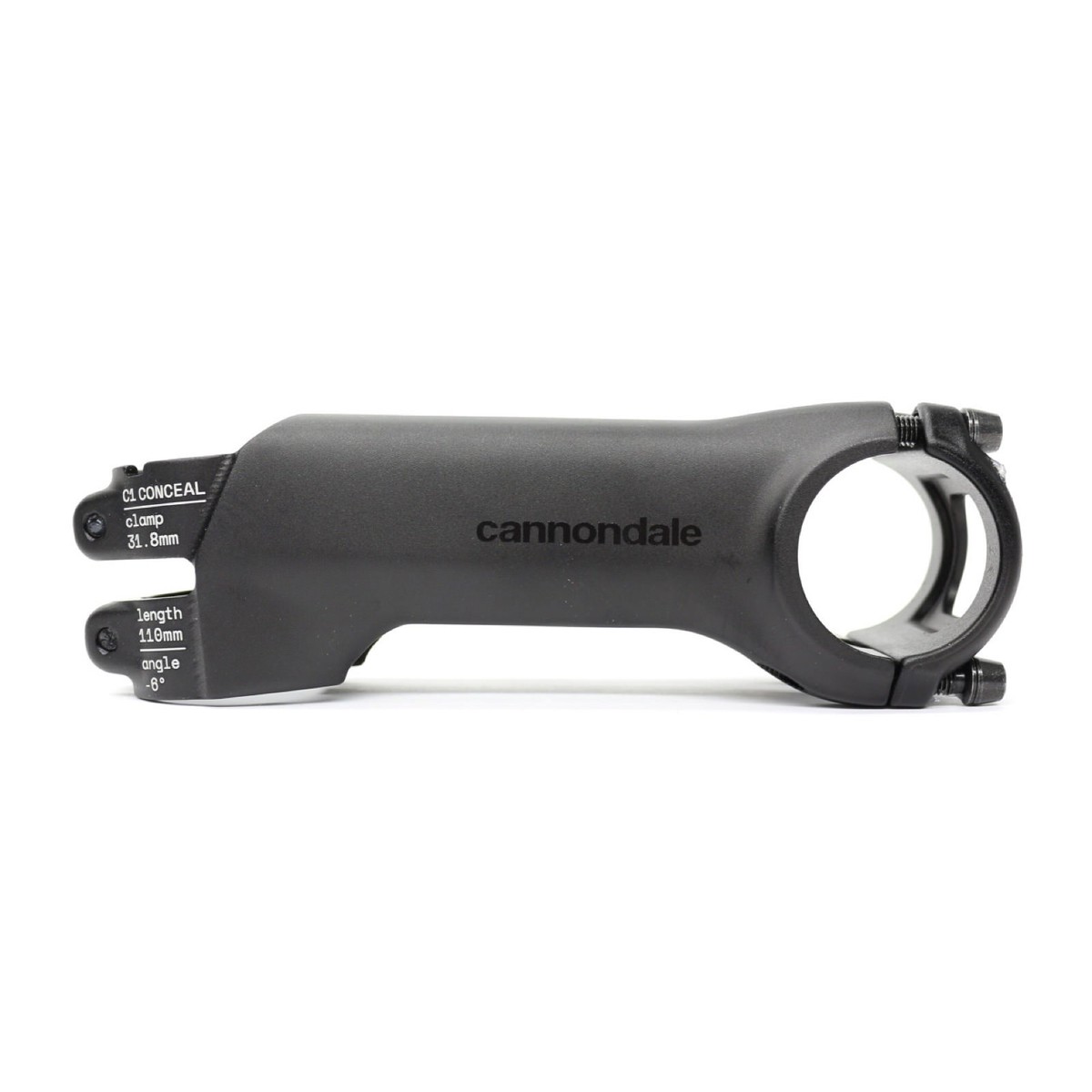 cannondale キャノンデール C1 Conceal Stem 110mm Cannondale C1 Conceal Stem 110mm x -6 Degree Stem Black