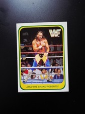 Jake The Snake Roberts 1991 Merlin Card 82 WWE WWF Wrestling - German Version