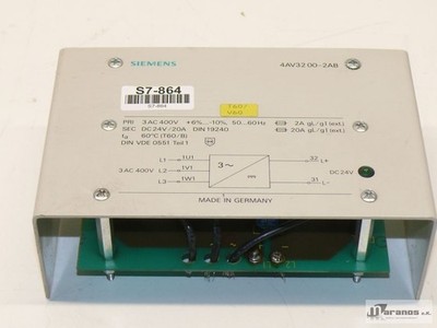 Siemens 4AV3200-2AB Transformer 9160034 Transformer 4AV3 200-2AB