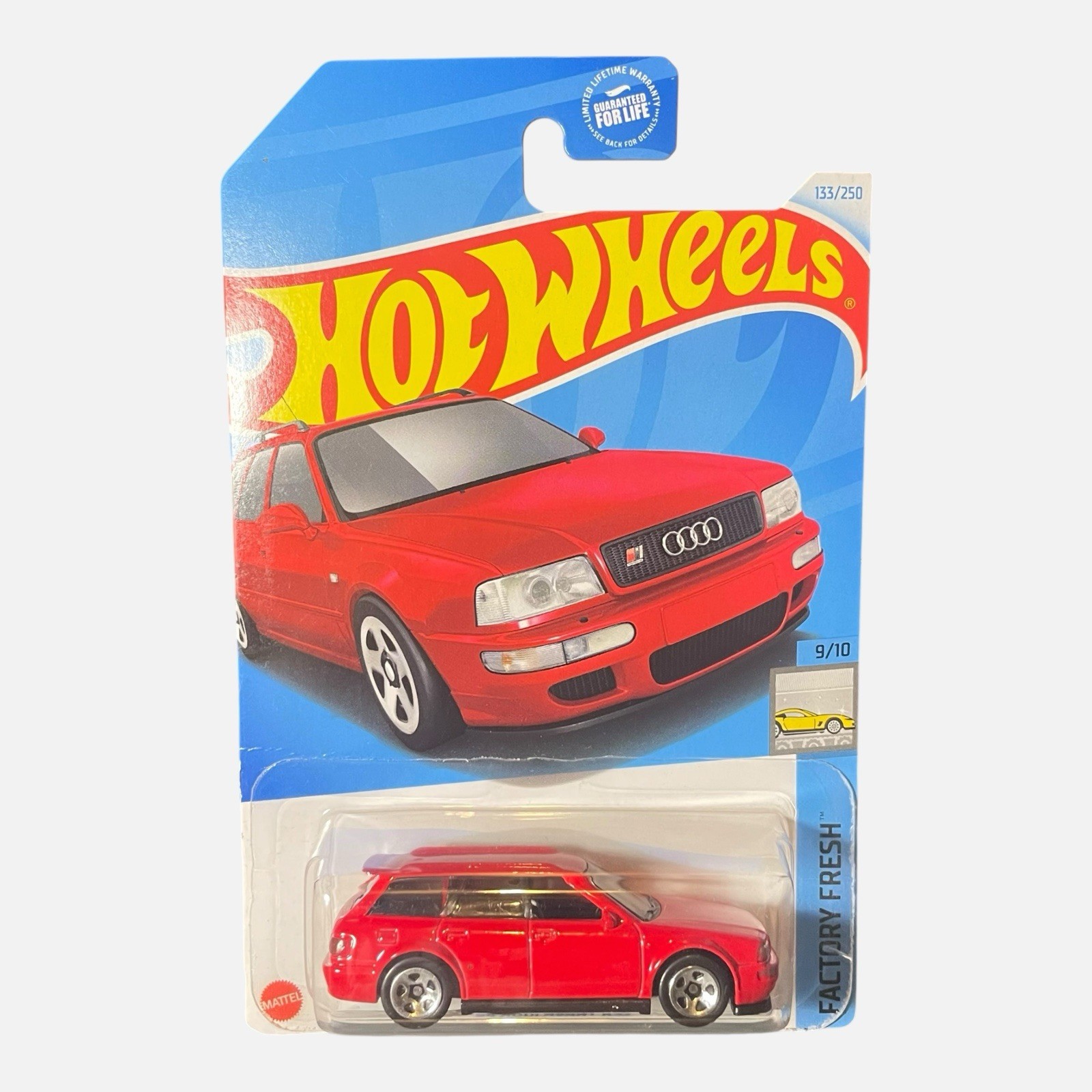 2024 Hot Wheels 94 Audi Avants RS2 Red 133/250 Factory Fresh 9/10