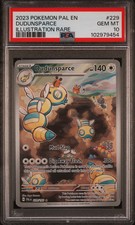 2023 POKEMON PAL EN-PALDEA EVOLVED ILLUSTRATION RARE #229 DUDUNSPARCE PSA 10