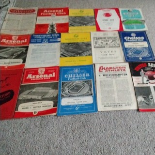 15 x Football Programmes 1950 s.