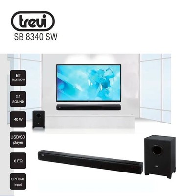 SONDERPREIS Trevi Sb8340Sw Soundbar,Subwoofer,MP3,Bluetooth,USB,SD,AUX-In,optisc