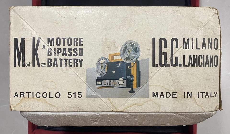 Proiettore Cinemax 8 + Super 8 Bipasso - Fondo Magazzino - Made in Italy Vintage - Immagine 3 di 4