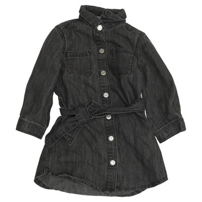 H&M, Jeanskleid, Größe: 92, Grau, Baumwolle/Polyester, Einfarbig, Denim #EBs