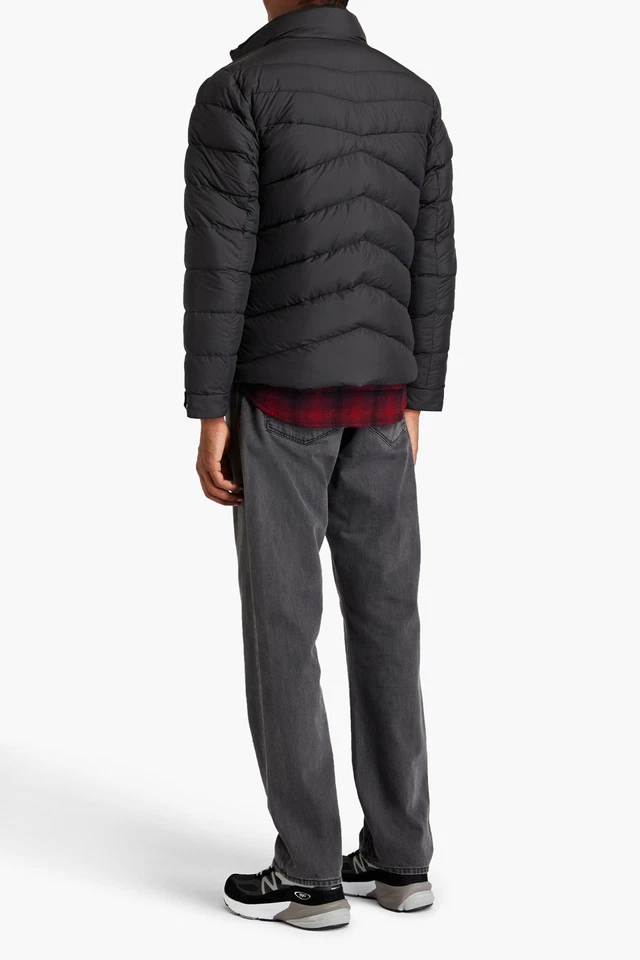 RRP€505 WOOLRICH Down Jacket Size XL Black Quilted - Image 2 of 4