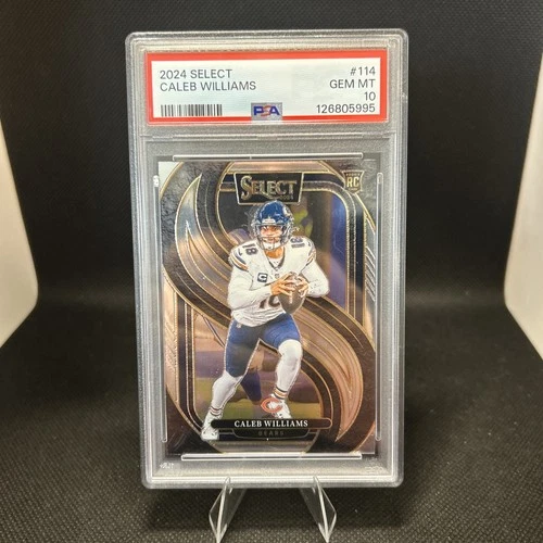 CALEB WILLIAMS 2024 Panini Select Football Premier Level Rookie PSA 10 🔥🔥🔥