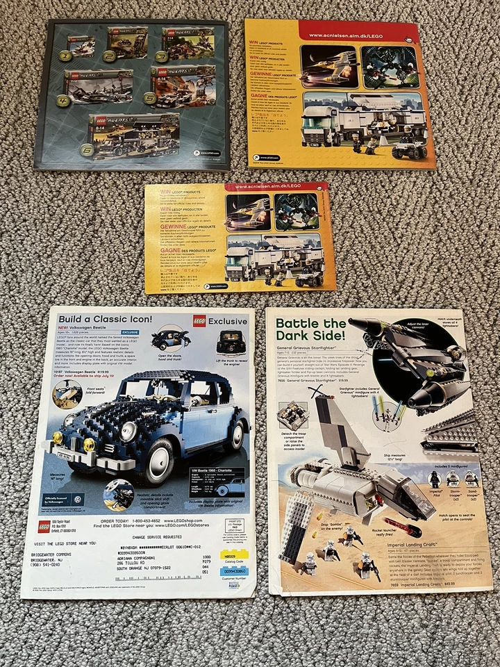 LEGO Agentes 8637 8631 Manual de Instrucciones + Revista y Catálogo Vintage Mission 8 Foto 4 de 4