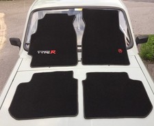 For Integra Dc2 Coupe Velour Floor Mats Carpet Set Red Black Edge 1994-2001