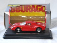 Burago Ferrari 250 Le  Mans 1965 Red  Model 1:24 scale with Display Base + case
