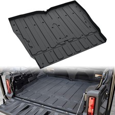 SAUTVS UTV Rubber Bed Mat Liners for Honda Pioneer 1000-5 16-25, TPE Rear Car...