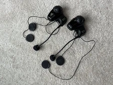 Sena SMH10 Motorcycle Bluetooth Headset Intercom pair complete w/ mounts