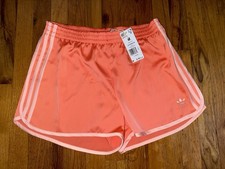 NEW WT Adidas Nylon Shorts MEDIUM Sprinter Shiny Satin Retro Glanz Soccer