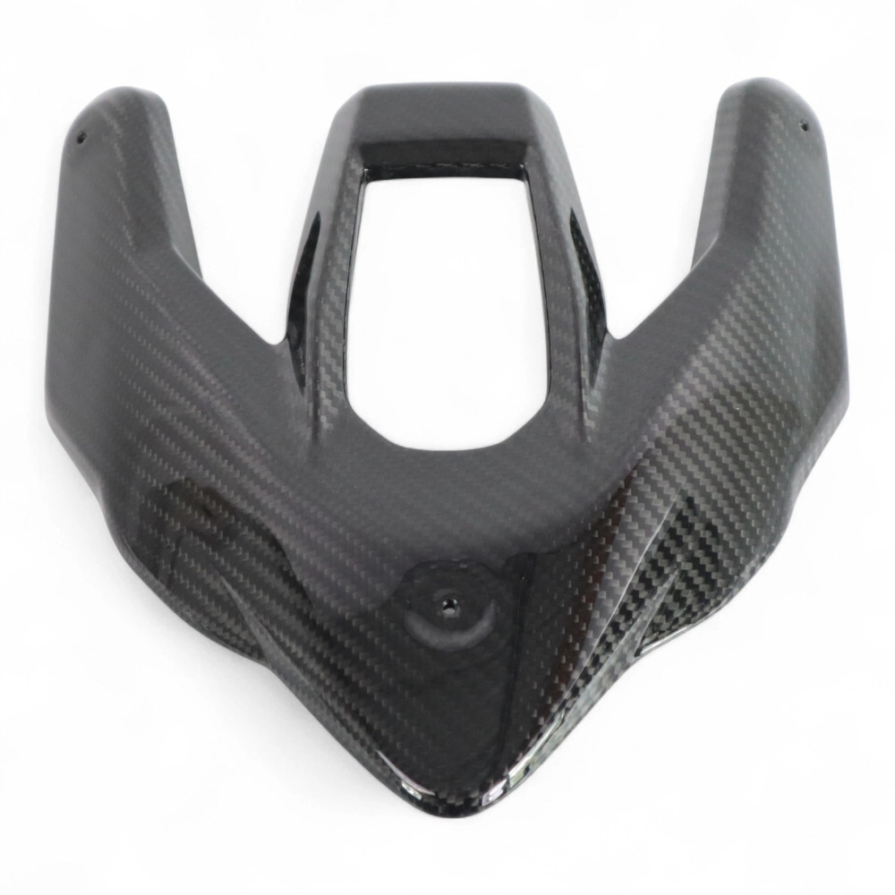 Support bulle carbone Multistrada V2 rigide anti-vibrations vernis brillant