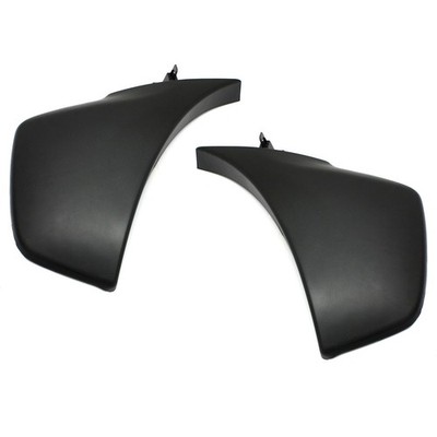 Front Bumper End Set For 12-15 Toyota Tacoma Textured With Wheel Opening Flares