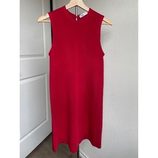 Women's Sleeveless Mini Dress Deep Red Classy Money Formal Party Business Rich S