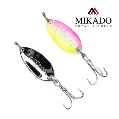 1x MIKADO Trout Ice Spoon Forellen mini Blinker Schlepplöffel 2,2cm/1,4g/Code02