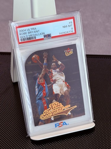 2004-05 Fleer Ultra Kobe Bryant #8 Gold Medallion Lakers HOF PSA 8 (Low POP)