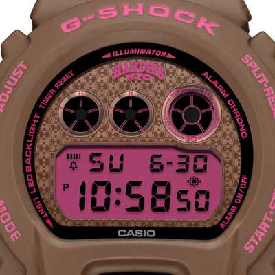 CASIO G-SHOCK DW-6900HH-5 Hardies NYC Brown Pink 200M Digital