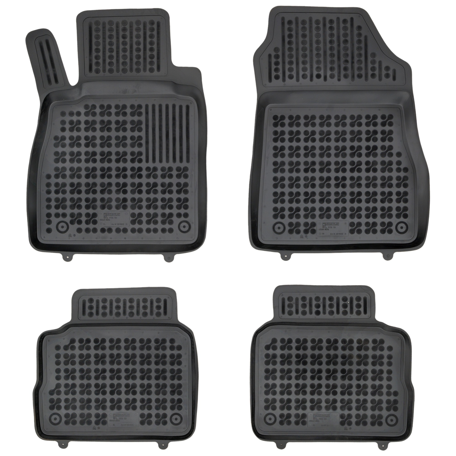 Tapis en caoutchouc Rezaw-Plast premium pour habitacle Kia Rio IV v