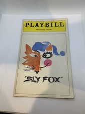 1977 Playbill Broadhurst Theatre Present Robert Preston&rsquo;s Sly Fox by Arthur Penn