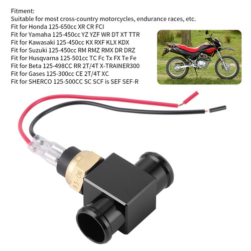 (Black)Thermostat Water Temperature Switch Radiator Coolant Fan Temp Sensor For - Picture 4 of 12
