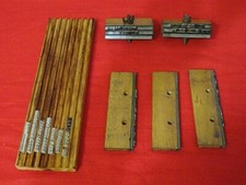 Lotto accessori vintage da tipografo/tipografia