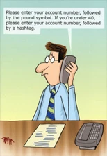 Hashtag - Nobleworks Funny Birthday Card - Greeting Card by Nobleworks