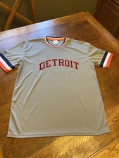Camisa estilo camiseta de los Detroit Tigers 84 Champions talla XL