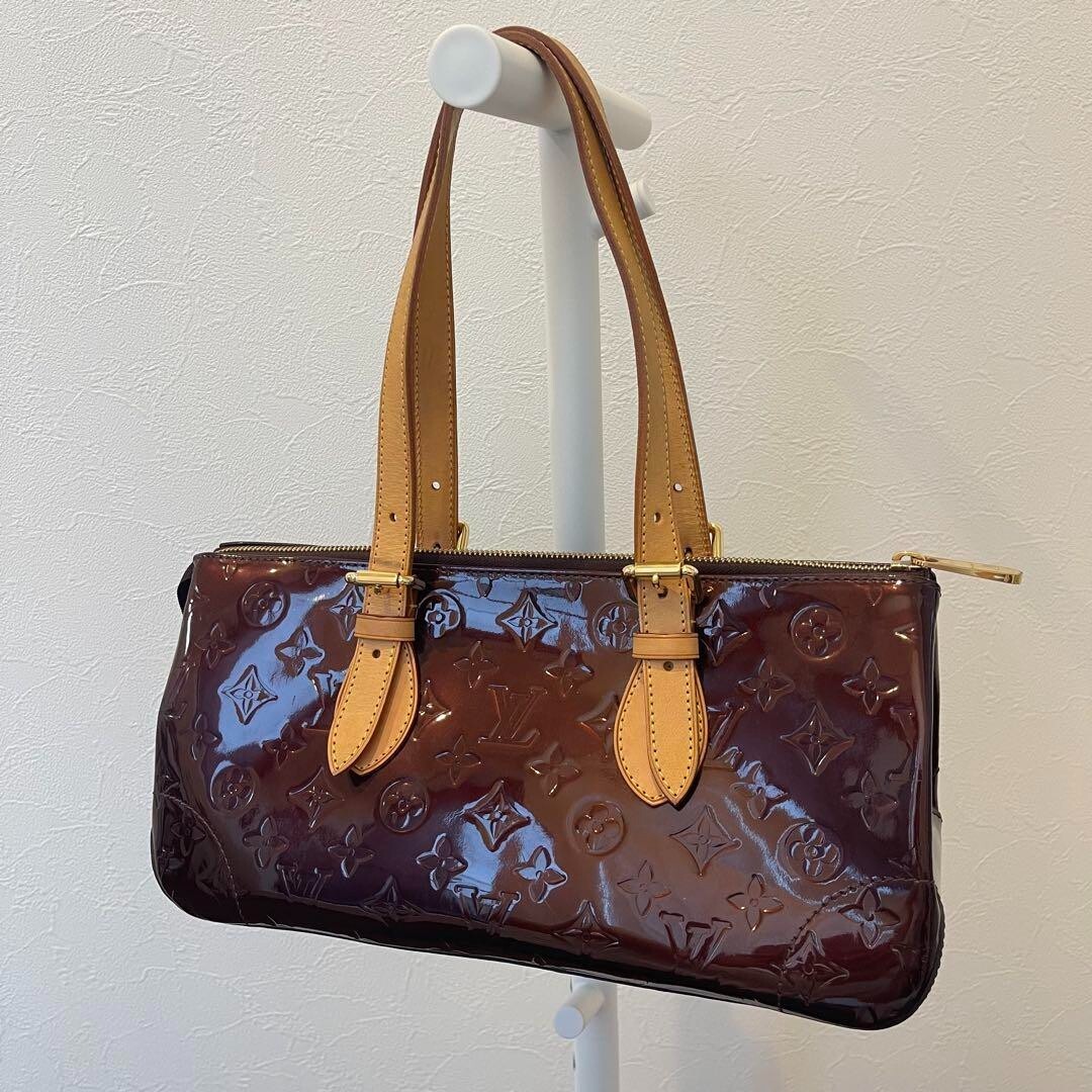 Louis Vuitton Monogram Vernis Rosewood Avenue M93510 Amarant