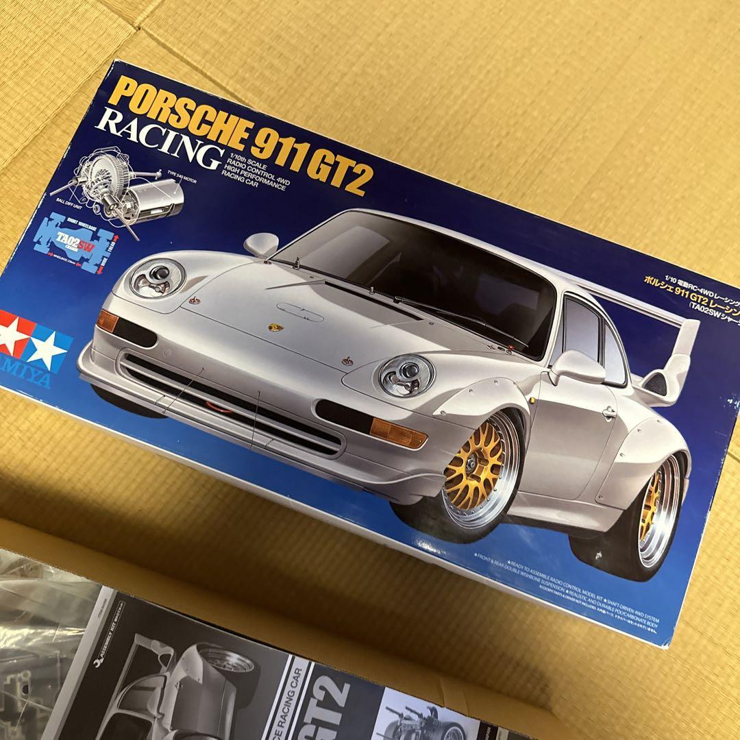 未組立 タミヤ 1/10 ポルシェ 911 GT2 レーシング TA02SW-