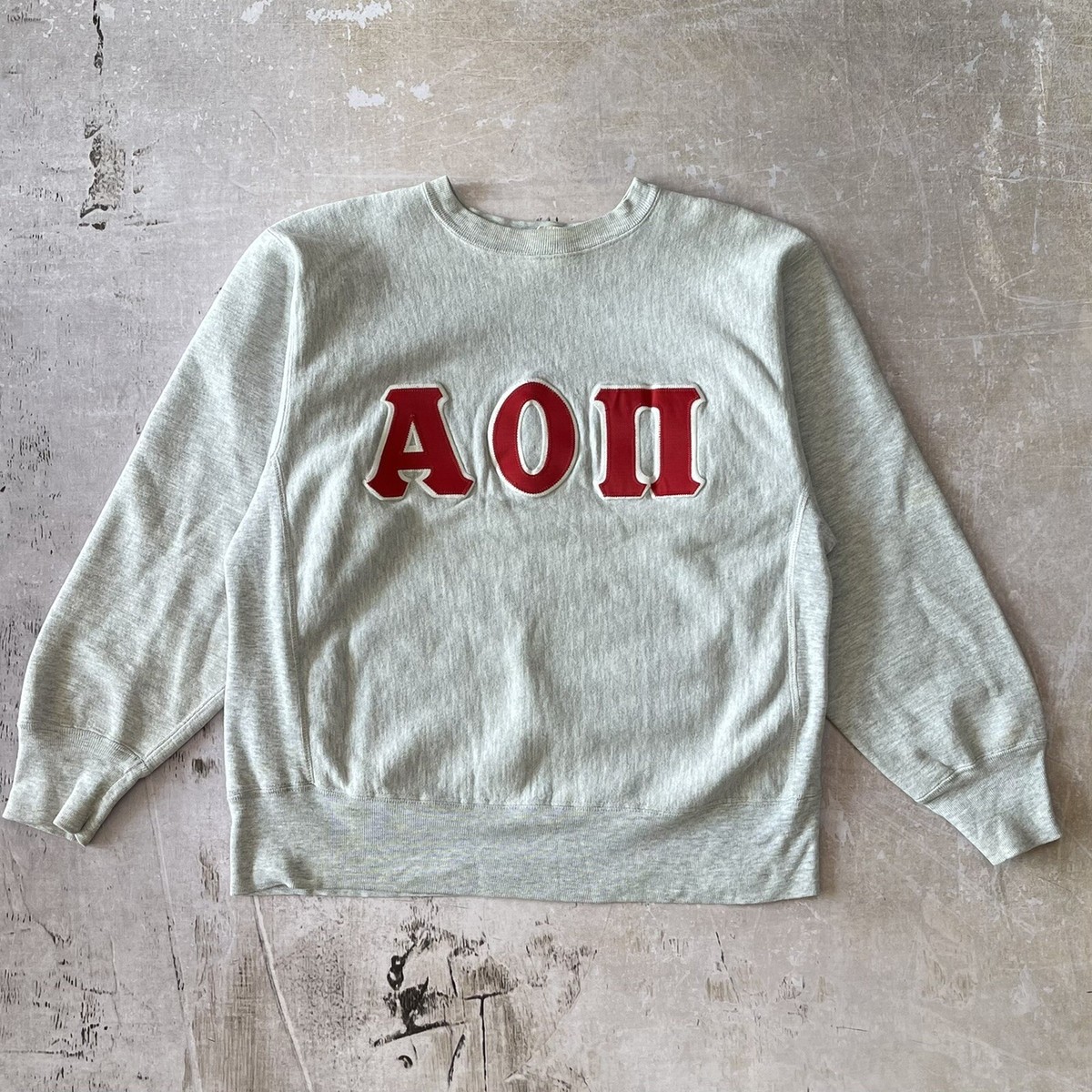 Vintage 80s Champion Collegiate Fraternity Reverse Weave Crewneck 