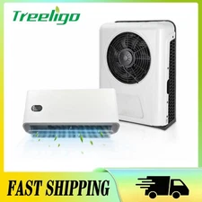 24V 12000 BTU A/C Kit Vehicle Split Air Conditioner Universal Fits Truck Bus RV