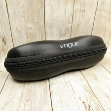 Vogue Eyeglasses Sunglasses Black Zippered Semi-Hard CASE ONLY